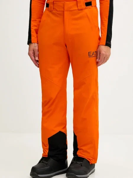 Ски панталон Emporio Armani оранжево