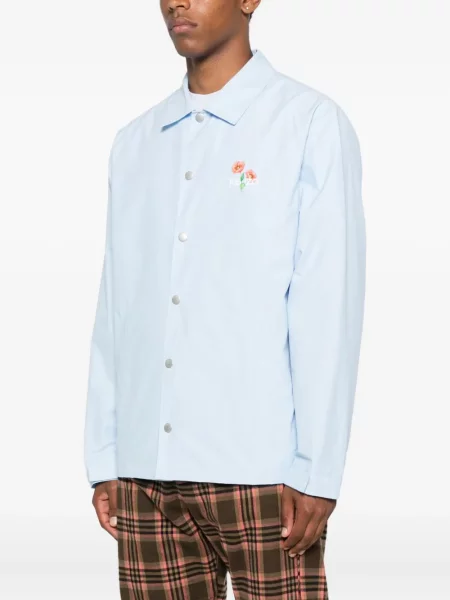 Cămașă Kenzo cu model floral cu imagine albastru