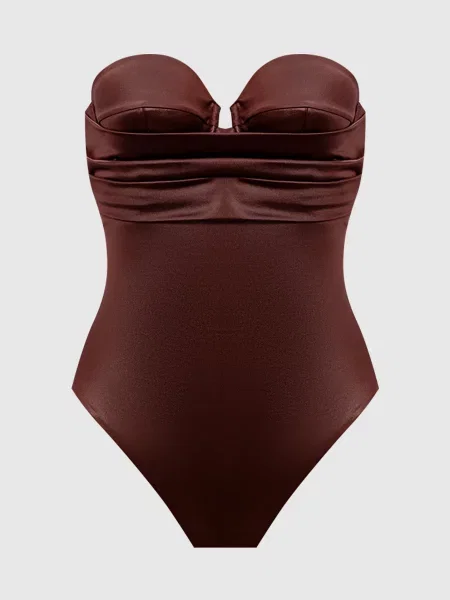 Купальник Balmain коричневий