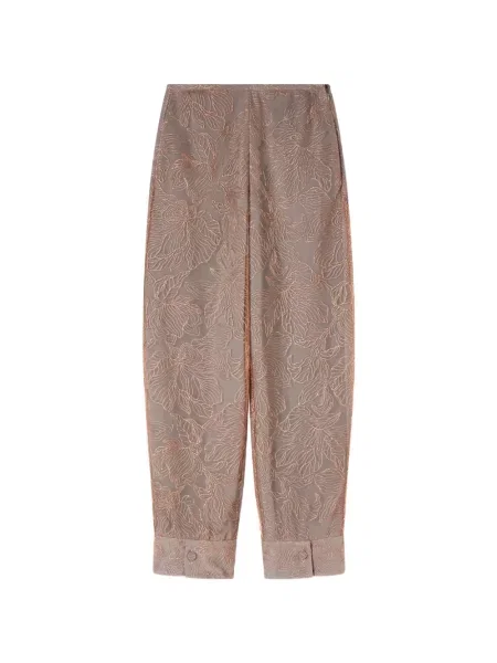 Pantaloni Emporio Armani din tul conici