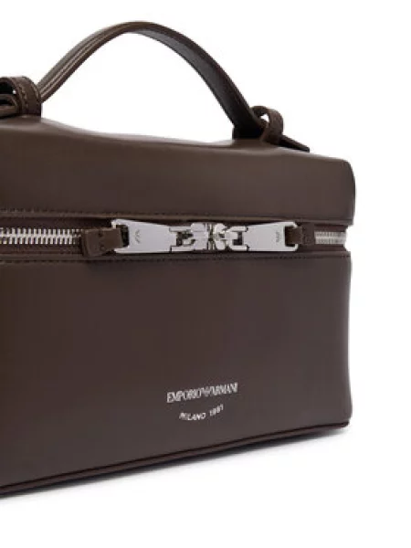 Torbica Emporio Armani Tamno smeđa