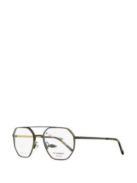 Ochelari de soare Morel cu imprimeu geometric maro
