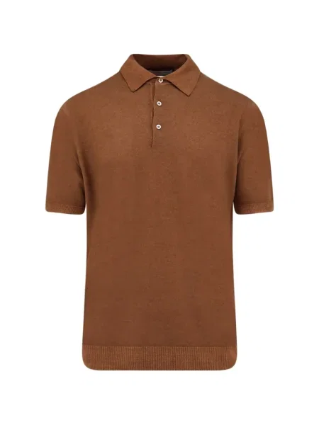 Polo Corneliani cu nervuri maro