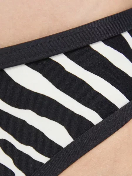 Bikini Kate Spade cu imagine cu model zebră alb