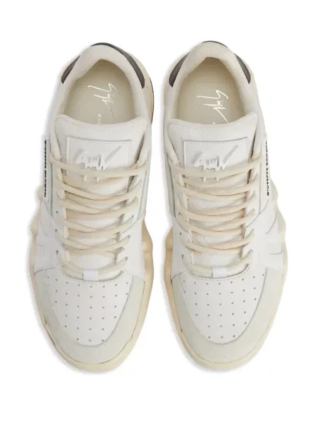 Sneakerși Giuseppe Zanotti din piele alb
