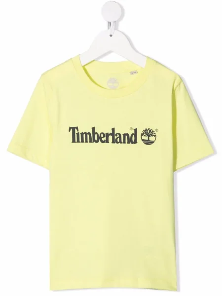 Koszulka dziecięca Timberland żółta