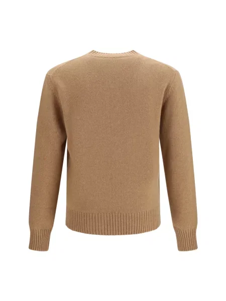 Sweter Ami Paris brązowy