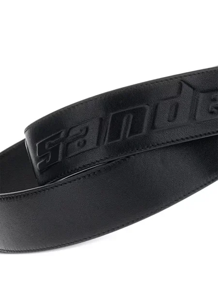 Geanta de piele Jil Sander din piele negru