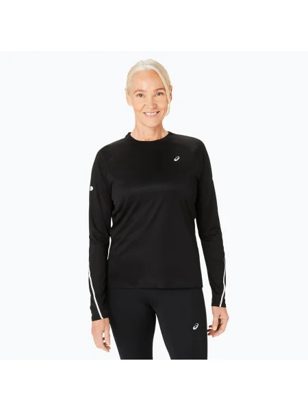 Női ASICS Road Lite-Show teljesítmény hosszú ujjú futócipő. Méret: L fekete