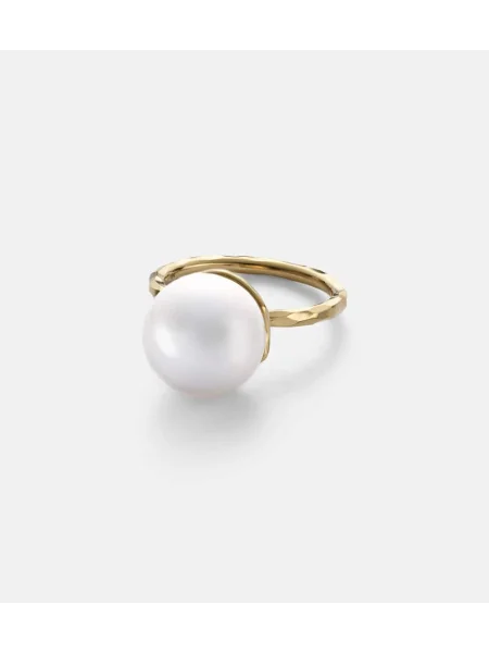 Prsteň Octavia Elizabeth s perlami zlatá