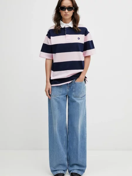 Поло Coperni Striped Polo