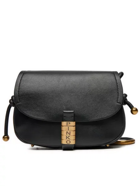 Сумка PINKO Saddle Mini AI PLTT чорний