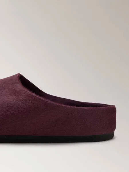 Filcowe chodaki burgund Kobieta 38 MANGO