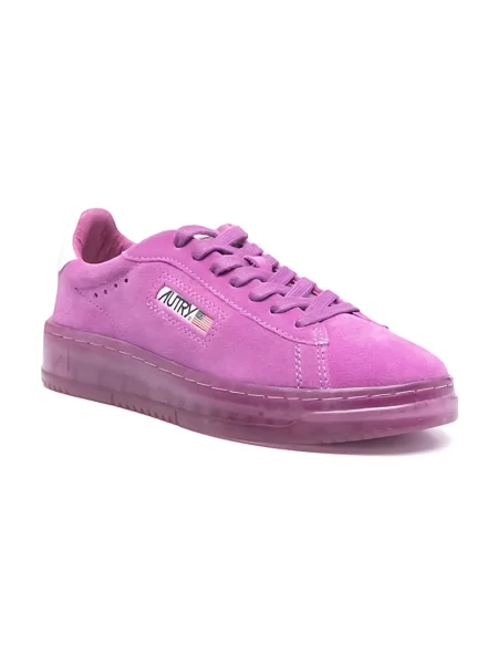 Sneakersy Autry skórzane fioletowe