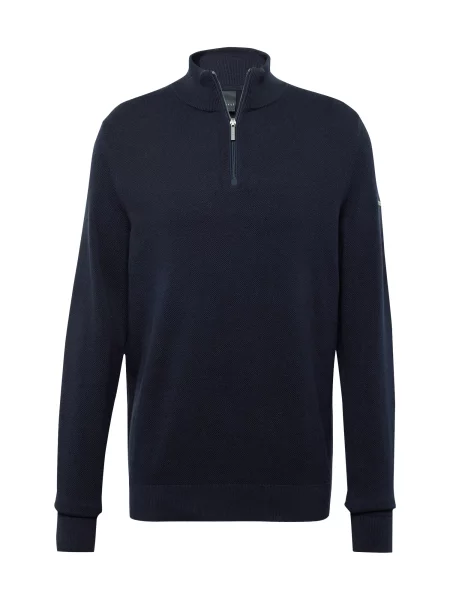 Bugatti Pulover albastru marin / bleumarin negru