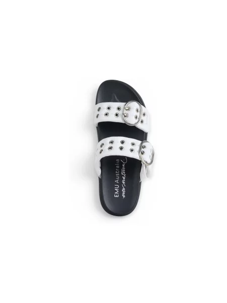 EMU Australia De piele șlapi Bondi Buckle negru