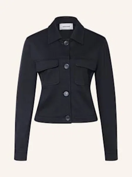 More & More Żakiet Pudełkowy Z Dżerseju blau granatowa