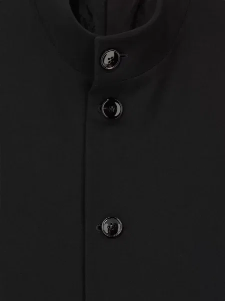 Gulerat geacă Giorgio Armani de lână negru