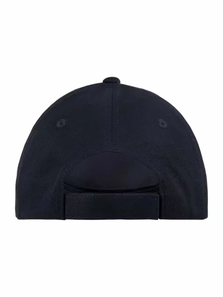 Czapka z daszkiem Emporio Armani z logo niebieska