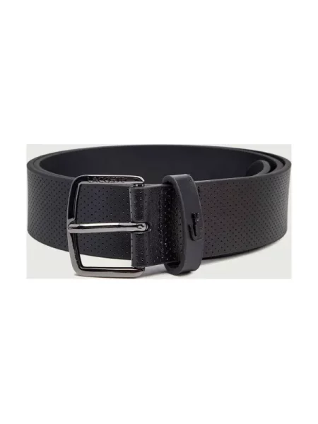 Lacoste Curea de piele negru