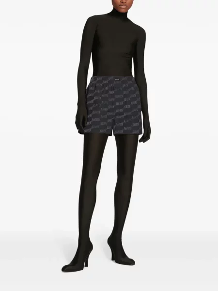 Pantaloni scurți Balenciaga negru