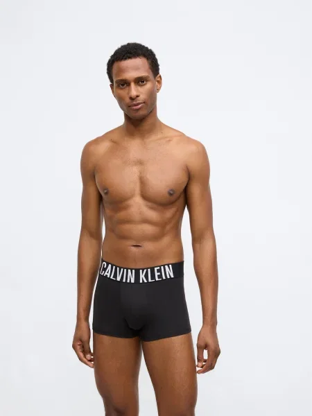 Boxerky Calvin Klein Trunk 3 páry black bodies/turbulence/white/iridescent čierna
