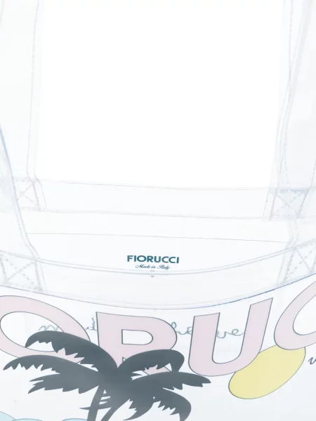 Geantă Fiorucci cu imagine alb