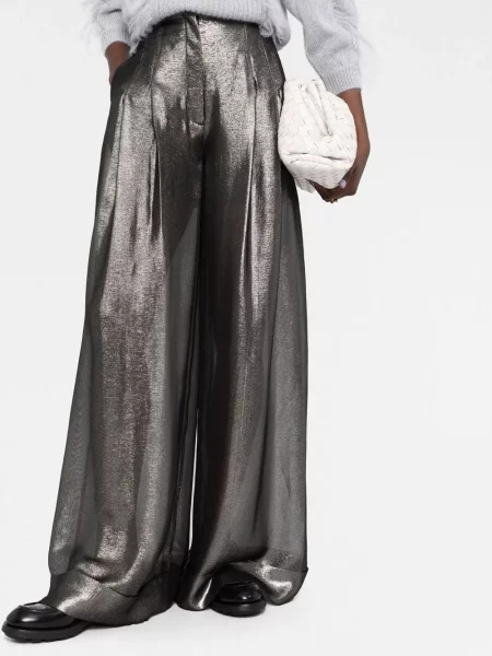 Pantaloni Alberta Ferretti cu talie înaltă