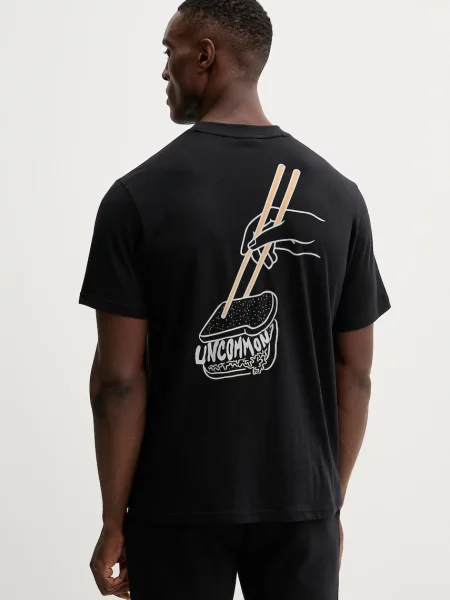 Napapijri tricou din S-Yukis cu imprimeu negru