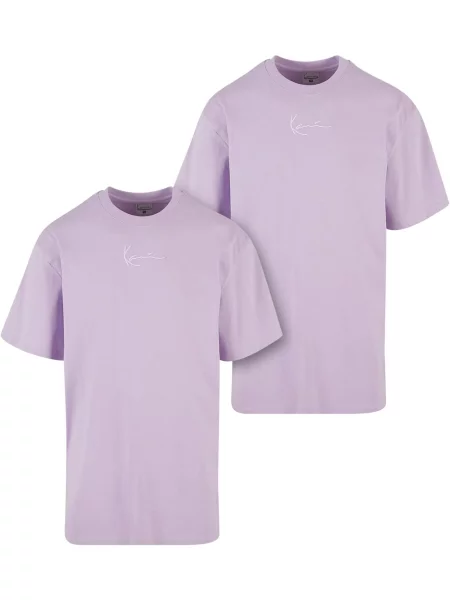 Karl Kani Tricou Essential lila alb