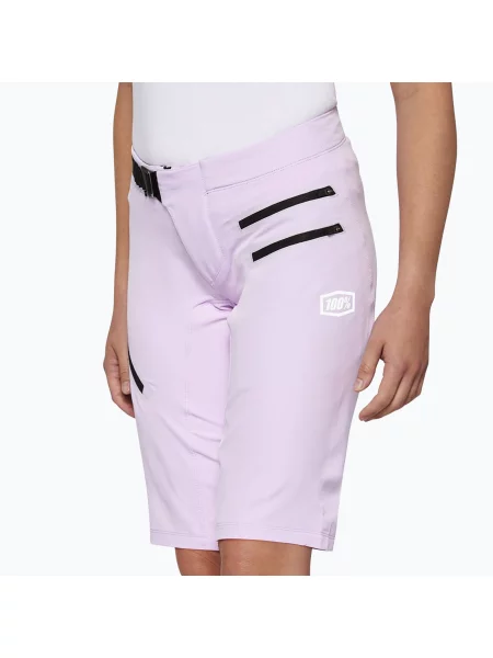 Дамски къси панталони за колоездене Airmatic W lavender виолетово