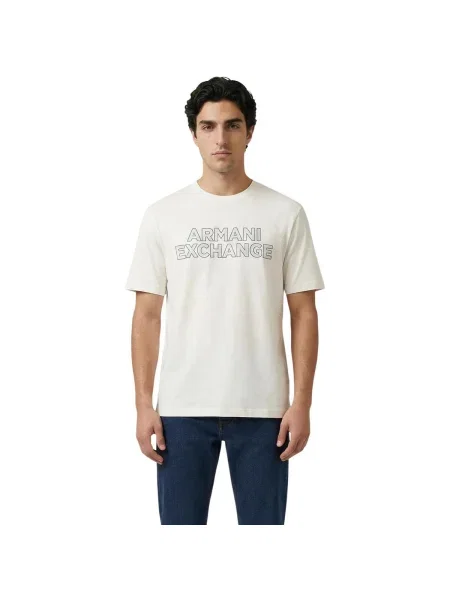 Tricou Eax alb