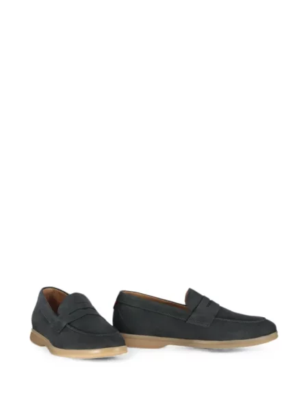 Pantofi loafer Bally din piele gri
