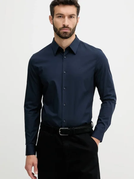 Calvin Klein Cămașă închis albastru