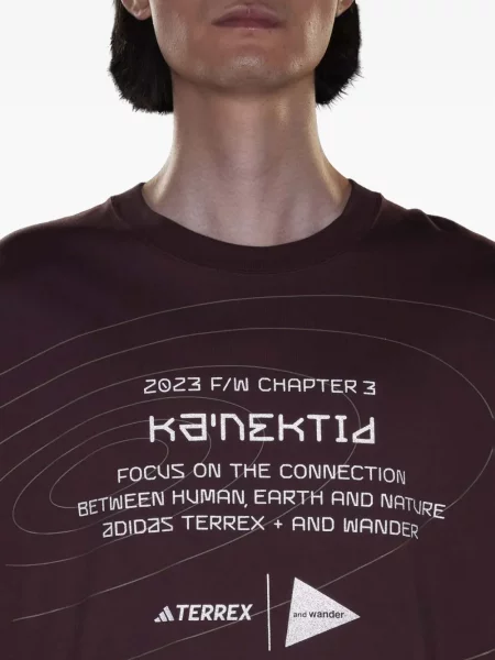 Pulover Adidas cu imagine lung alb