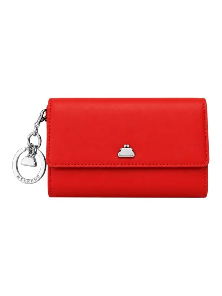Kompaktowy portfel Weekend Max Mara czerwony