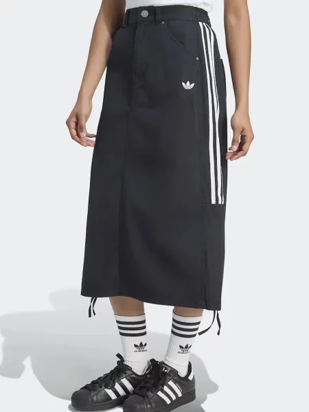 Suknja Adidas Originals crna
