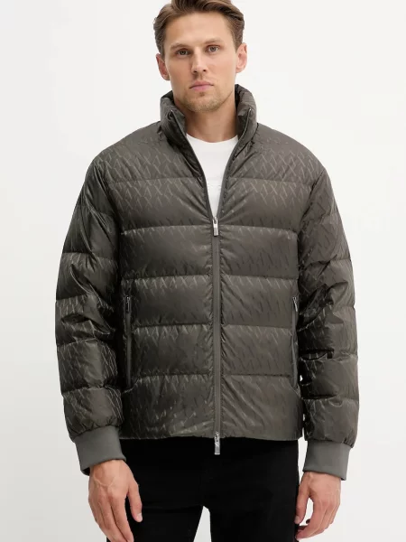 Armani Exchange geacă de puf de iarnă verde