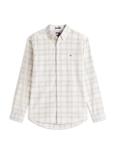 Tommy Jeans Srajca bež / pastelno modra bela