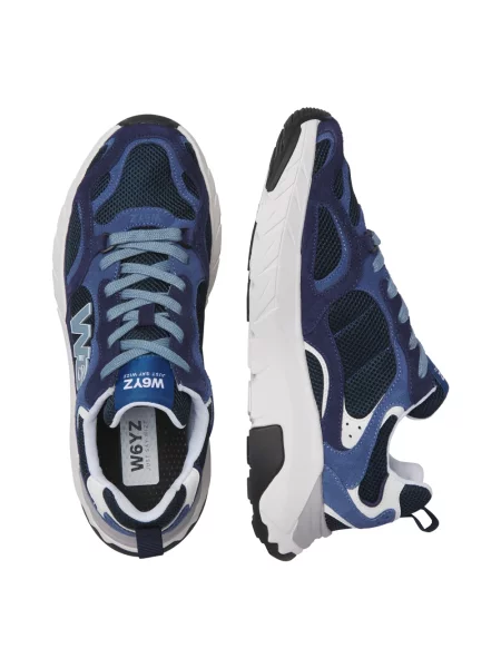 Sneakersy W6yz zamszowe niebieskie