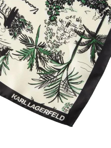 Fular Karl Lagerfeld cu imagine
