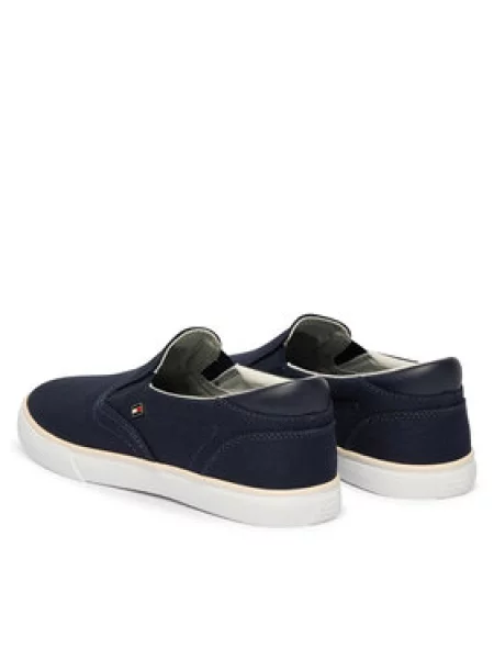 Tenisice Tommy Hilfiger Th Low Profile Slip On Tamnoplava