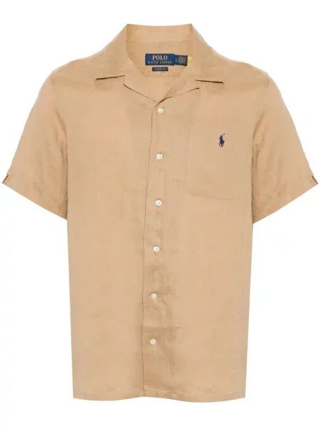 Hedvábné polotričko Polo Ralph Lauren červené