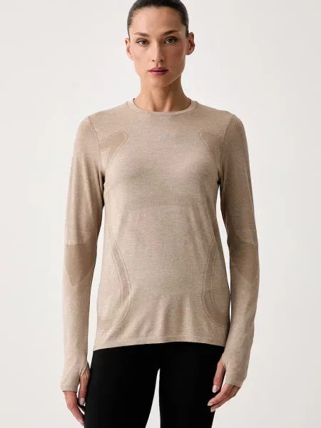 Asics longsleeve de antrenament pentru femei ROAD SEAMLESS LS TOP maro