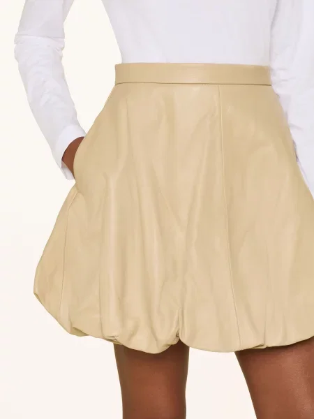 By Malene Birger Kožená Sukně Brey béžová