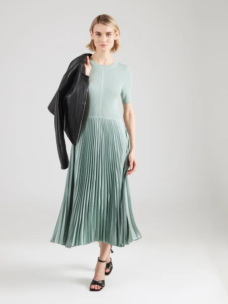 BOSS Rochie Fadridi deschis verde