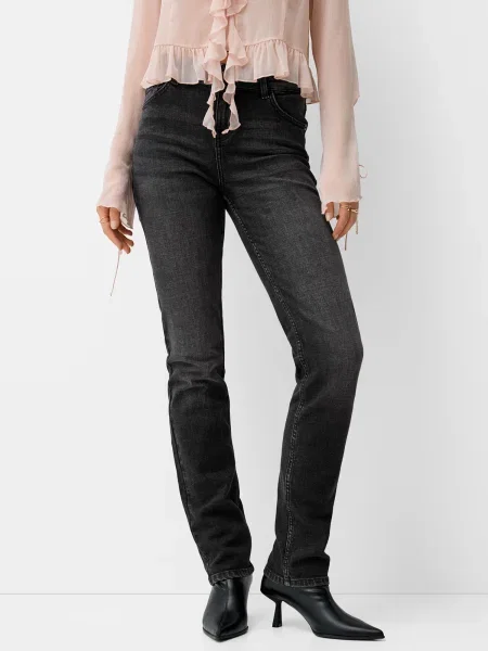 Bershka Traperice crna