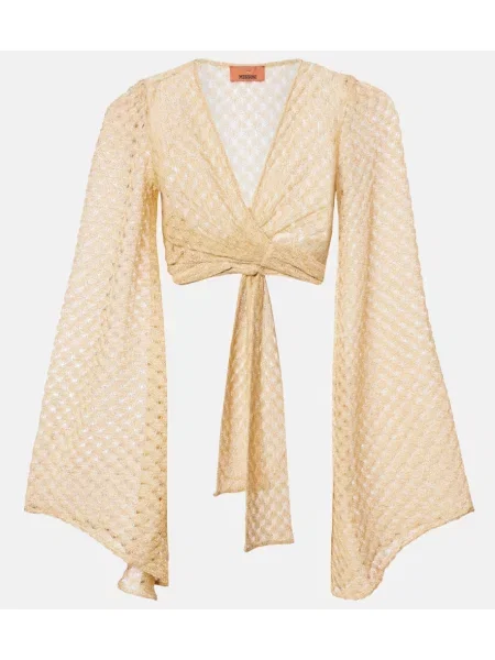 Cropp top Missoni auriu