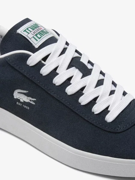 Кожаные кеды Lacoste синие