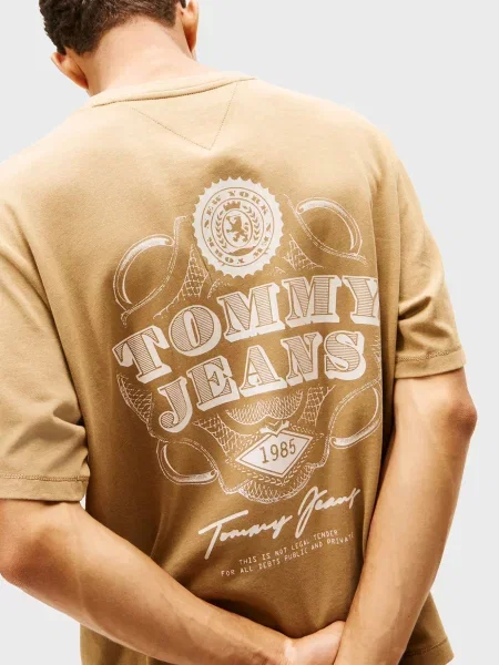 Футболка Tommy Jeans бежева
